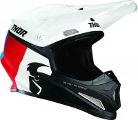 THOR Sector Racer Helma 21 - Bílá/modrá/červená