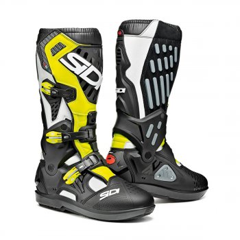 Boty Sidi ATOJO SRS White/Black - Yellow Fluo