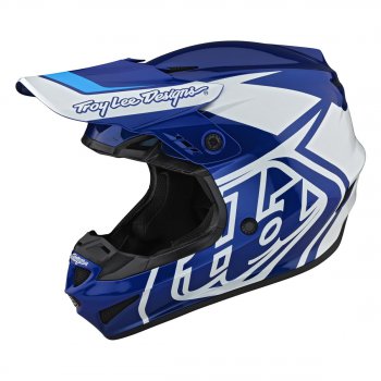 Troy Lee Designs MX Helmet GP Overload - Blue/White