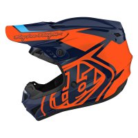 Troy Lee Designs MX Helmet GP Overload - Navy/Orange
