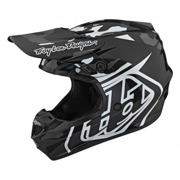 Troy Lee Designs MX Helmet GP Camo - Black/Gray