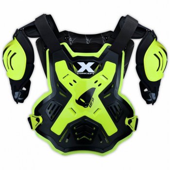 Chranič hrudi Ufo X-Concept black/yellow flou